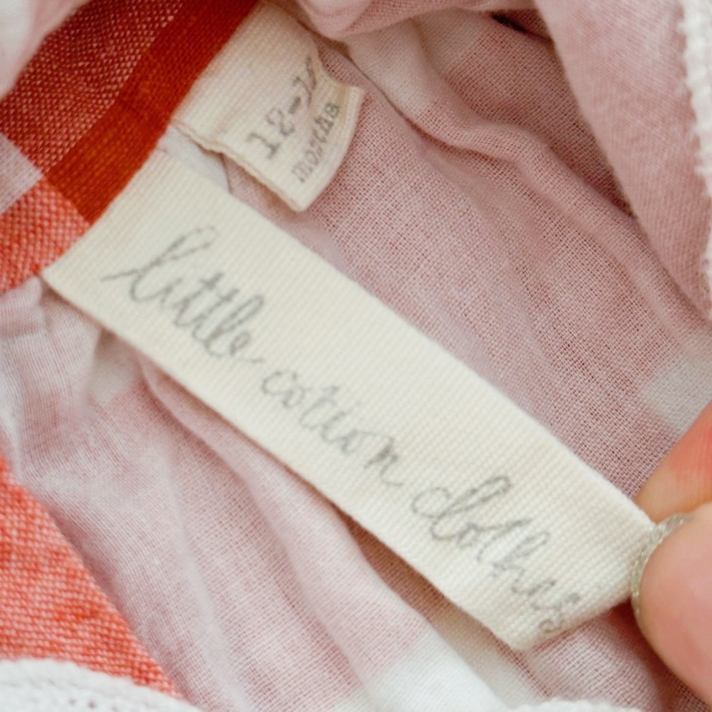Beautiful Little Cotton Clothes, Baby/Toddler Gingham Dress - Picture 14 of 14